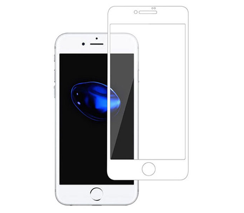 Защитное стекло Devia Full Screen Tempered Glass для iPhone 7 Plus белого цвета