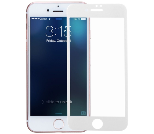 Защитное стекло Onext для телефона Apple iPhone 7 3D, белое