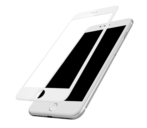 Защитное стекло Onext для телефона Apple iPhone 7 Plus 3D, белое