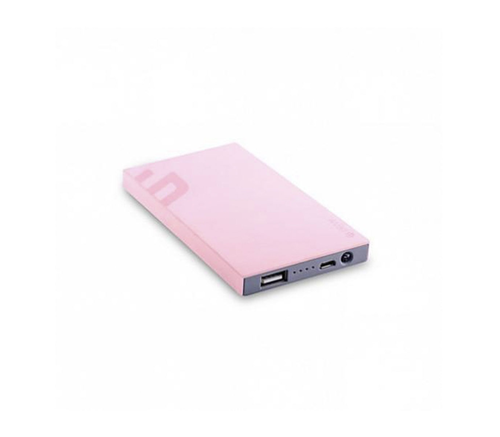 фото внешнего аккумулятор Devia Slimbox Power Bank 5000 mAh. pink