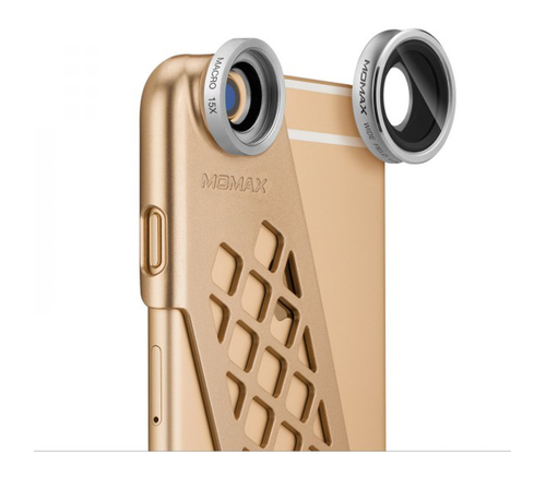 фото товара Набор линз Momax X-Lens Case для iPhone 6/6S PLUS - Gold
