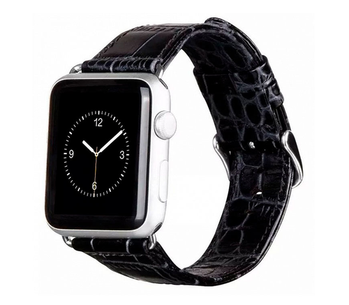 Фото кожаного ремешка HOCO для Apple Watch 42 мм, коричневого