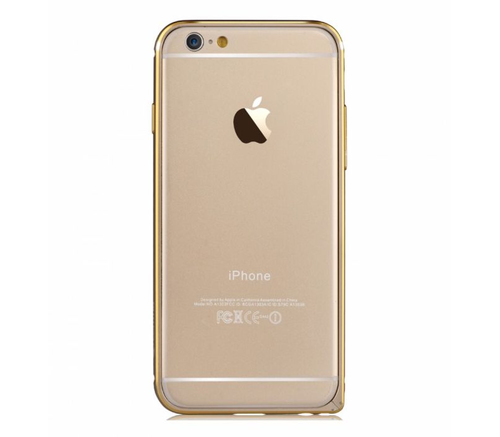 фото товара Бампер алюминиевый для iPhone 6/6S Hoco Good Fortune Series, золотой