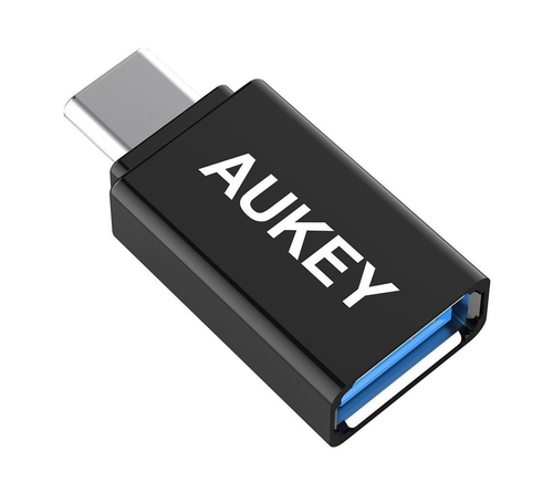 фото товара Комплект адаптеров AUKEY USB Type-C to USB 3.0, 2 шт, черный, CB-A1