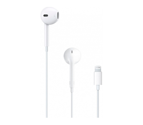 Наушники Apple EarPods с разъемом Lightning, белые-фото