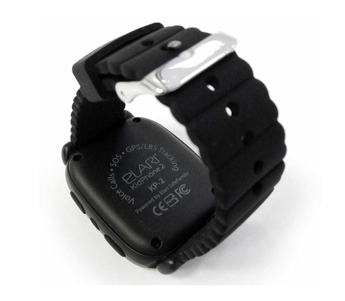 Детские умные часы с GPS Elari KidPhone 2, чёрный - фото 2