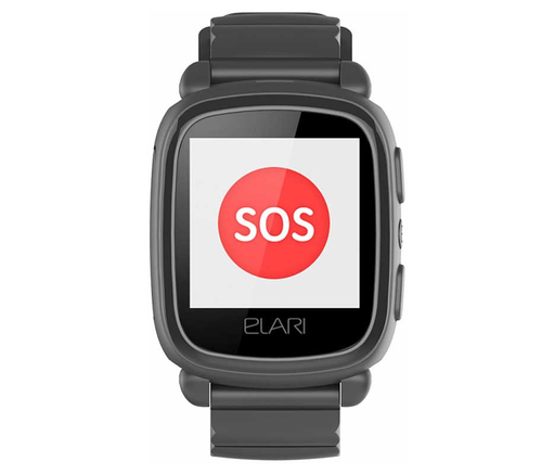 Детские умные часы с GPS Elari KidPhone 2, чёрный - фото 3