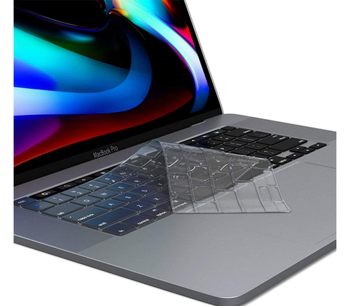Накладка на клавиатуру i-Blason для MacBook Pro 16 (2019-2021), c Touch Bar, US-раскладка, силикон, прозрачный - фото 3
