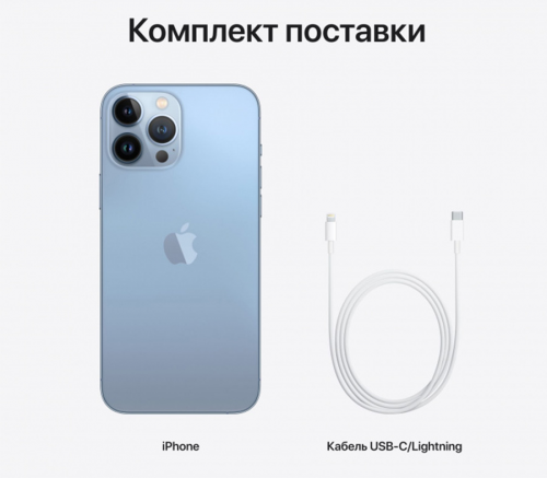 Apple iPhone 13 Pro, 128 ГБ, «Небесно-голубой» для других стран - фото4