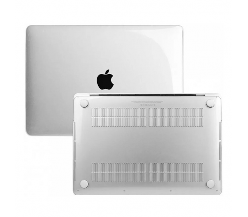 Чехол-накладка i-Blason для MacBook Air 13 (2018-2020), глянцевый пластик, прозрачный - фото 2