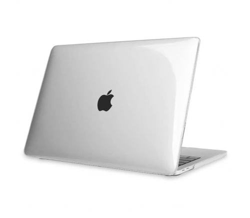 Чехол-накладка i-Blason для MacBook Air 13 (2018-2020), глянцевый пластик, прозрачный - фото 1