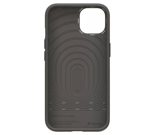 Чехол-накладка Caselogy PARALLAX для iPhone 13, полиуретан, «серый пепел» - фото3