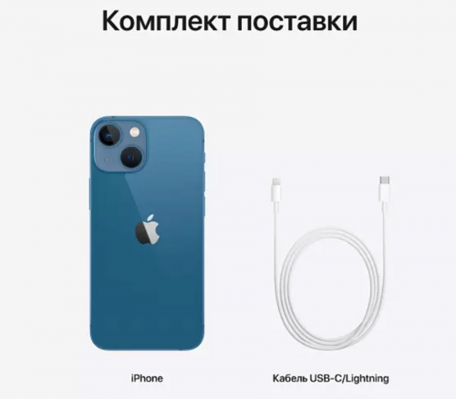 Apple iPhone 13 Mini, 128 ГБ, синий - фото4