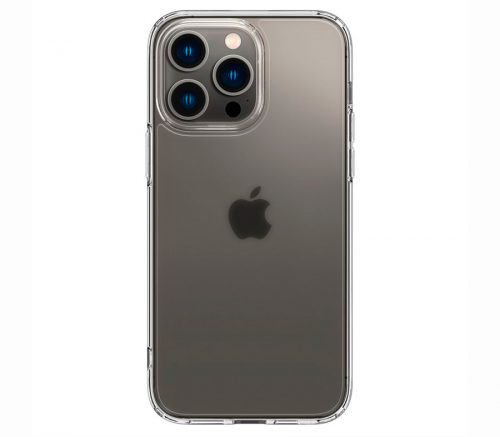 Чехол-накладка Spigen Ultra Hybrid для iPhone 14 Pro, полиуретан (TPU), (Frost Clear) прозрачный - фото 2
