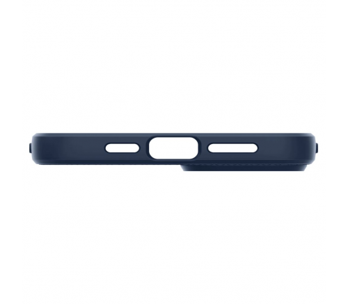 Чехол-накладка Spigen Liquid Air для iPhone 14, полиуретан (TPU), синий - фото 10
