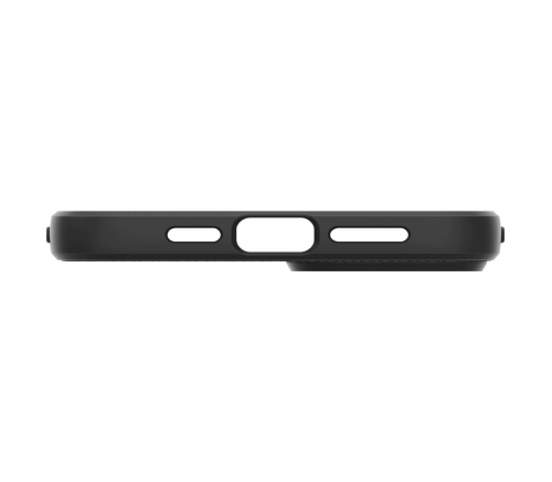 Чехол-накладка Spigen Liquid Air для iPhone 14, полиуретан (TPU), чёрный - фото 10