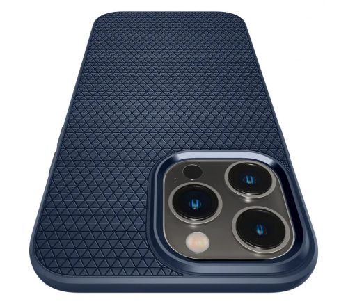 Чехол-накладка Spigen Liquid Air для iPhone 14 Pro, полиуретан (TPU), синий - фото 5