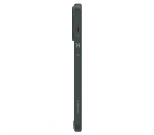 Чехол-накладка Spigen Ultra Hybrid для iPhone 14 Pro, полиуретан (TPU), (Abyss Green) тёмно-зелёный - фото 7