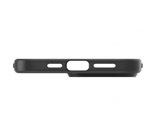 Чехол-накладка Spigen Liquid Air для iPhone 14 Pro, полиуретан (TPU), чёрный - фото 9