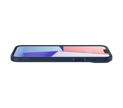 Чехол-накладка Spigen Liquid Air для iPhone 14, полиуретан (TPU), синий - фото 8