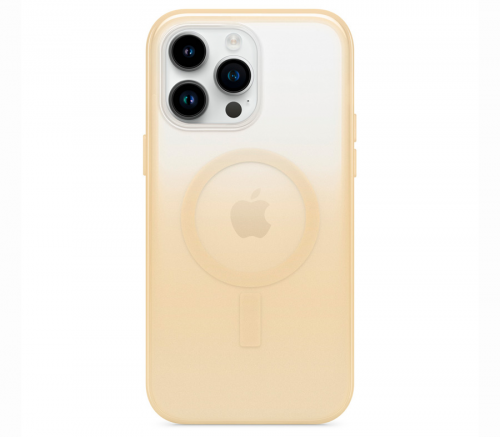 Чехол-накладка OtterBox Lumen Series Case with MagSafe for iPhone 14 Pro Max - золотой, прозрачный - фото 1