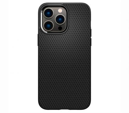 Чехол-накладка Liquid Air для iPhone 14 Pro Max, полиуретан (TPU), чёрный - фото 1