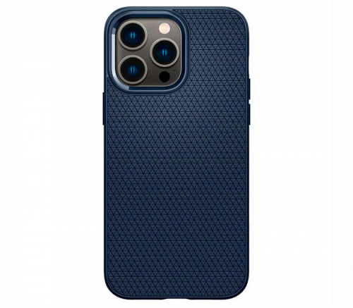 Чехол-накладка Spigen Liquid Air для iPhone 14 Pro, полиуретан (TPU), синий - фото 1