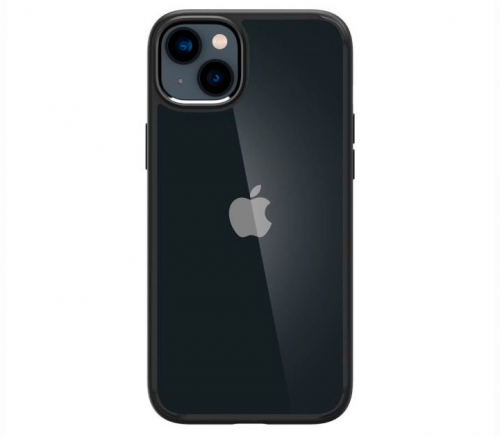 Чехол-накладка Spigen Ultra Hybrid для iPhone 14, полиуретан (TPU), (Matte Black) чёрный - фото 2