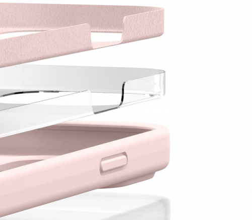 Elago для iPhone 14 Pro Max чехол Soft silicone (Liquid) прекрасный розовый - фото 3