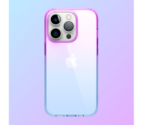 Elago для iPhone 14 Pro Max чехол AURORA (tpu) Градиент Фиолетовый/Синий - фото 2