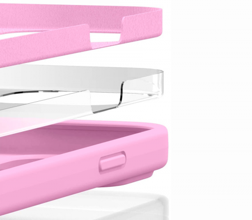 Elago для iPhone 14 Pro чехол Soft silicone (Liquid) Розовый - фото 3