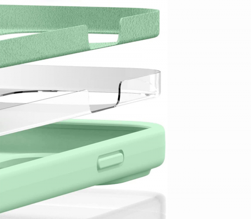 Elago для iPhone 14 Pro чехол Soft silicone (Liquid) Пастельно-зеленый - фото 3