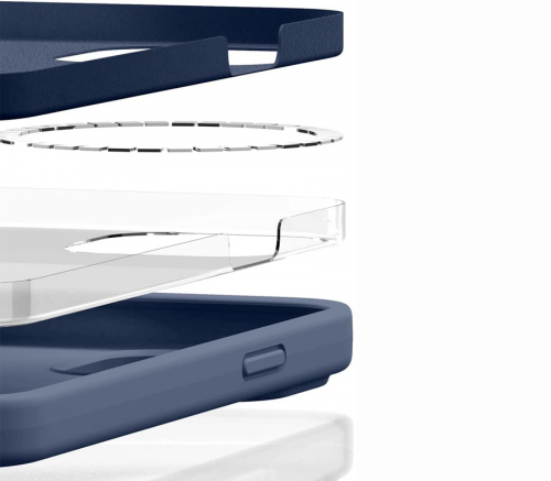 Elago для iPhone 14 чехол MagSafe Soft silicone case Индиго - фото 3