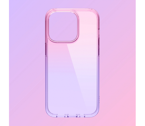Elago для iPhone 14 Pro Max чехол AURORA (tpu) Градиент Розовый/Фиолетовый - фото 3