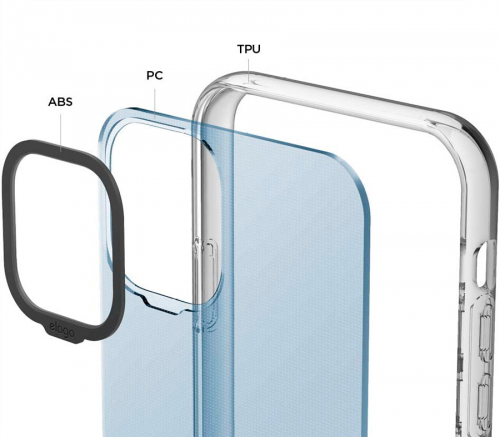 Чехол Elago для iPhone 11 Hybrid case (PC/TPU) Aqua голубой - фото 4