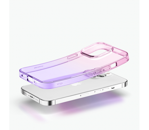 Elago для iPhone 14 Pro чехол AURORA (tpu) Градиент Розовый/Фиолетовый - фото 4