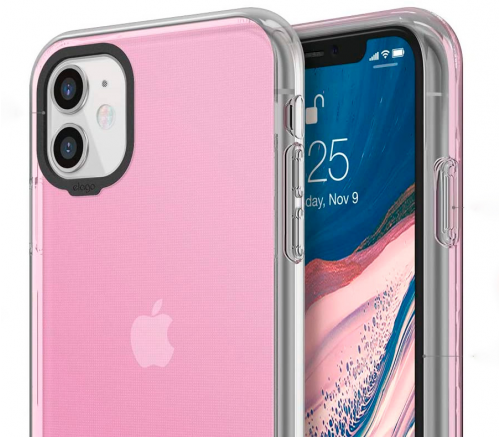 Чехол Elago для iPhone 11 Hybrid case (PC/TPU) Lovely розовый - фото 3