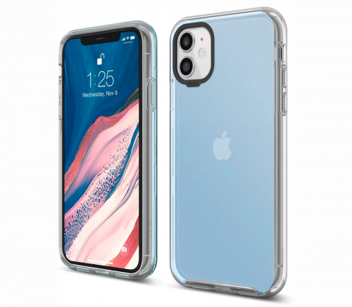 Чехол Elago для iPhone 11 Hybrid case (PC/TPU) Aqua голубой - фото 1