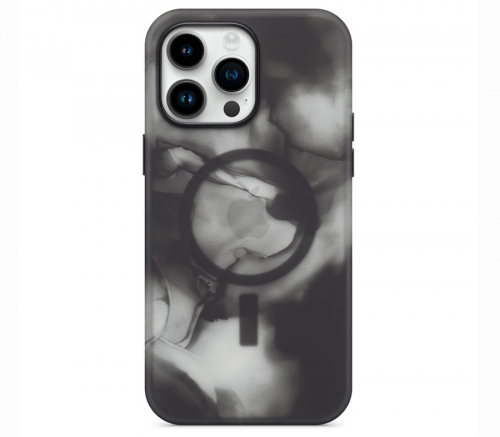 Чехол-накладка OtterBox Figura Series Case with MagSafe for iPhone 14 Pro Max - черный, прозрачный - фото 1