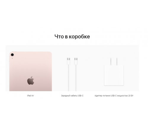 Apple iPad Air 10,9" (2022), Wi-Fi + Cellular, 64 Гб, розовый, (Для других стран) - фото 7