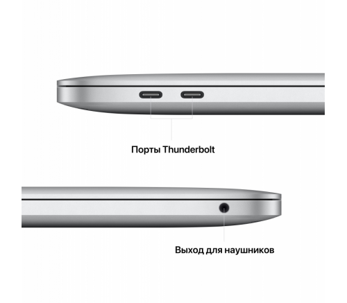 MacBook Pro 13" "серебристый" 256гб, 2022г Чип Apple M2, (Для других стран) - фото 7