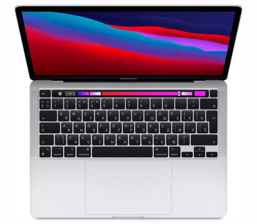 Apple MacBook Pro 13" (2020), 512 ГБ, Apple M1, серебристый, RU - фото 1