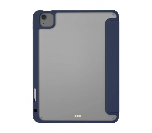 Чехол-книжка Blueo APE folio case для iPad 10.2 / Pro 10.5", эко-кожа / поликарбонат, синий / прозрачный - фото 2
