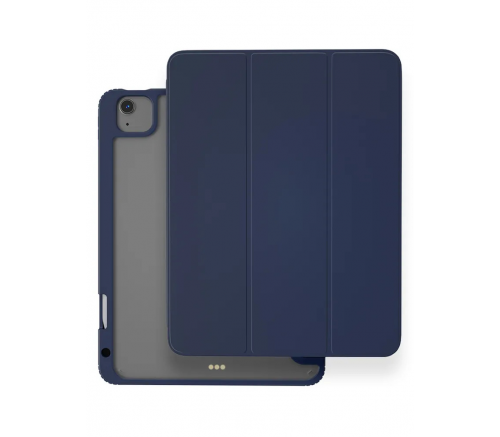 Чехол-книжка Blueo APE folio case для iPad 10.2 / Pro 10.5", эко-кожа / поликарбонат, синий / прозрачный - фото 3