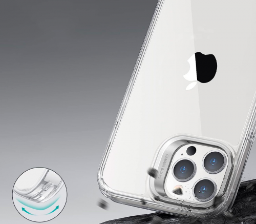 Чехол-накладка ESR Kickstand для iPhone 14 Pro, полиуретан (TPU), прозрачный - фото 5