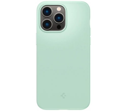 Чехол-накладка Spigen Thin Fit для iPhone 14 Pro, полиуретан (TPU), ультратонкий, (Apple Mint) Салатовый - фото 4