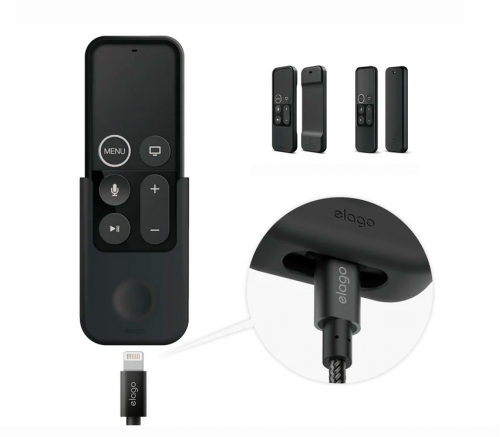 Держатель Elago для пульта Apple TV (до 2021) Remote holder mount Black - фото 2