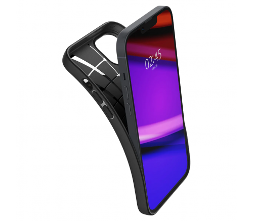 Чехол-накладка Spigen Core Armor для iPhone 14, полиуретан (TPU), чёрный - фото 4