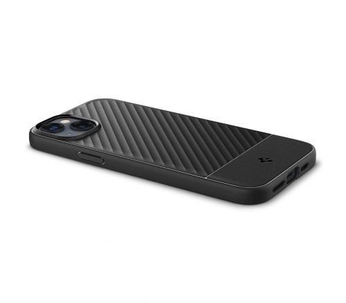 Чехол-накладка Spigen Core Armor для iPhone 14, полиуретан (TPU), чёрный - фото 5