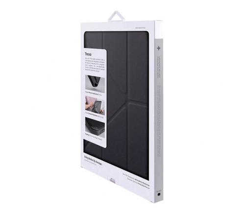 Чехол-книжка Uniq Trexa Anti-microbial для iPad Pro 11, полиуретан / поликарбонат, прозрачный / чёрный - фото 6